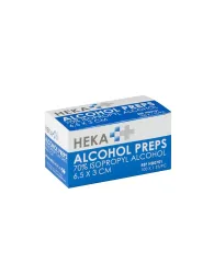 Heka alcoholdoekjes 6,5 x 3 cm niet steriel 100 stuks