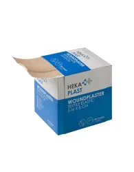 Heka plast textile elastic dispenserdoos 5 m x 8 cm niet-steriel 1 stuk