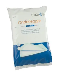 Heka fluffpulp onderlegger 60 x 60 cm 8 stuks