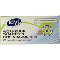 Idyl Wormkuurtabletten mebendazol 100mg