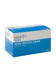 Heka soft non-woven kompres 10 x 10 cm steriel - 8 lagen 100 stuks