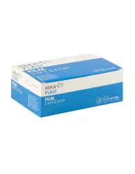 Heka film hechtpleister PE tape 5 m x 2,5 cm niet-steriel 12 stuks