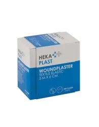 Heka plast textile elastic dispenserdoos 5 m x 6 cm niet-steriel 1 stuk